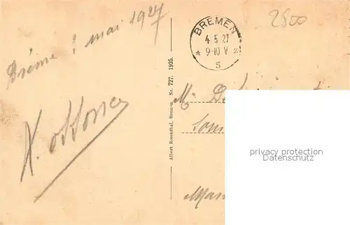 AK / Ansichtskarte Bremen Weserbr?cke Bremen