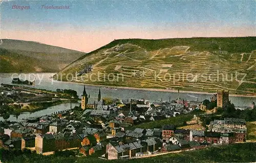 AK / Ansichtskarte Bingen_Rhein mit Nahem?ndung Bingen Rhein