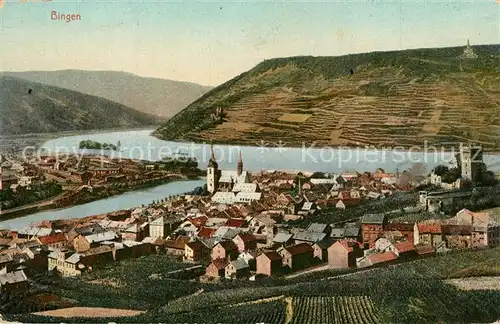 AK / Ansichtskarte Bingen_Rhein mit Nahem?ndung Bingen Rhein