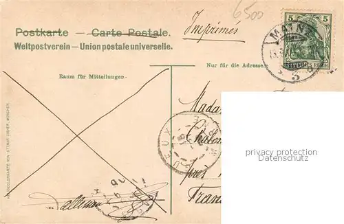 AK / Ansichtskarte Mainz_Rhein  Mainz Rhein