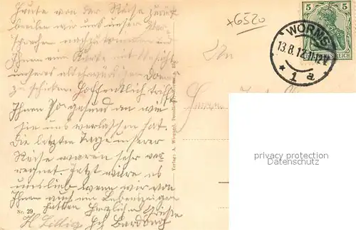 AK / Ansichtskarte Worms_Rhein Dom Worms Rhein