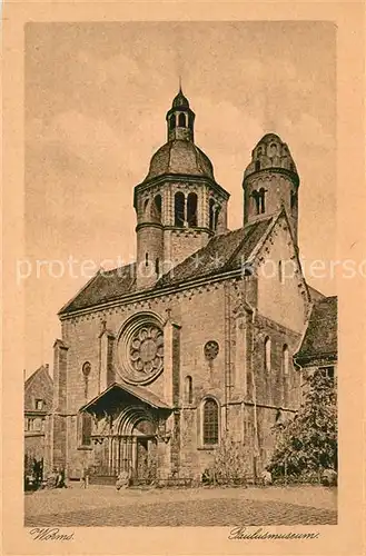 AK / Ansichtskarte Worms_Rhein Paulusmuseum Worms Rhein