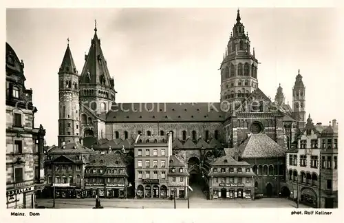 AK / Ansichtskarte Mainz_Rhein Dom Mainz Rhein