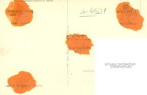 AK / Ansichtskarte Kamp Bornhofen Die feindlichen Br?der Kamp Bornhofen