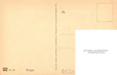 AK / Ansichtskarte Bingen_Rhein Rheinpartie Bingen Rhein