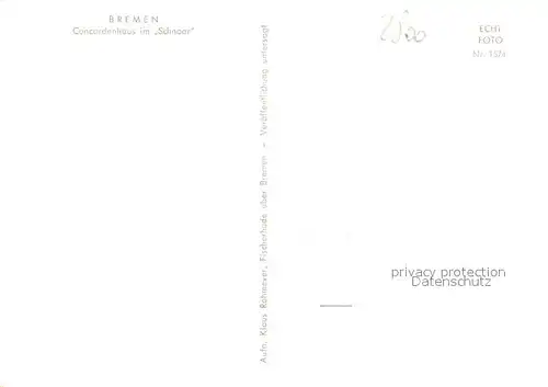 AK / Ansichtskarte Bremen Concordenhaus im Schnoor Bremen