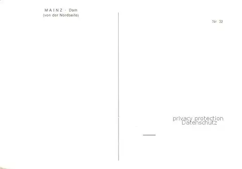 AK / Ansichtskarte Mainz_Rhein Dom  Mainz Rhein