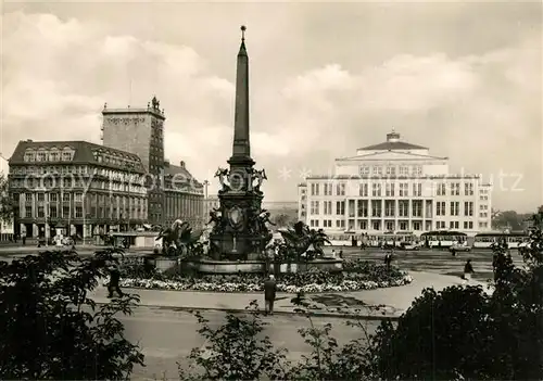 AK / Ansichtskarte Leipzig Karl Marx Platz mit Opernhaus Leipzig