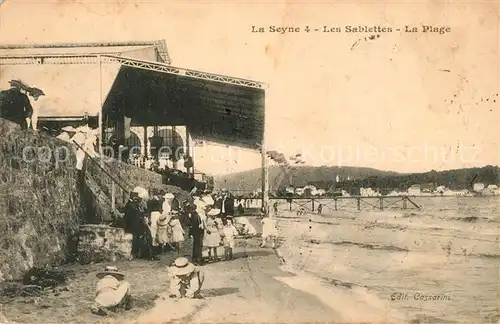 AK / Ansichtskarte La_Seyne sur Mer Strand La_Seyne sur Mer