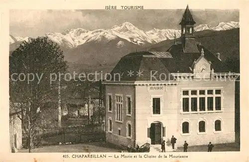 AK / Ansichtskarte Chapareillan Alpenblich Rathaus Chapareillan