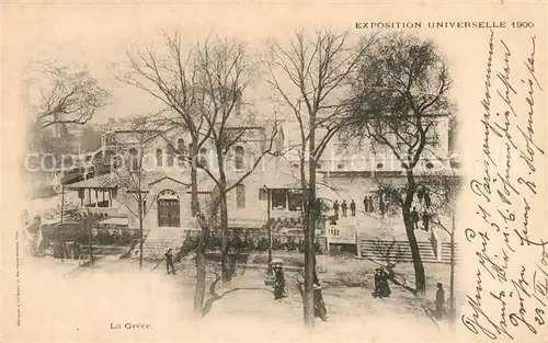 AK / Ansichtskarte Exposition_Universelle_Paris_1900 Grece  