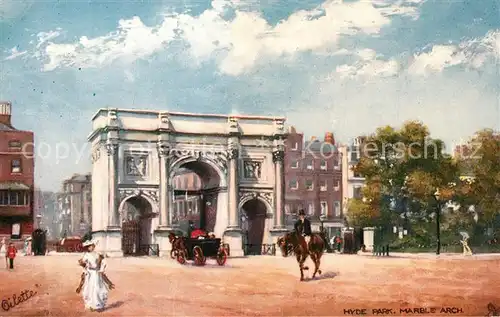 AK / Ansichtskarte Verlag_Tucks_Oilette_Nr. 7224 Hyde Park Marble Arch London 