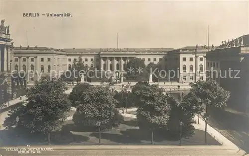 AK / Ansichtskarte Berlin Humboldt Universitaet Bebelplatz Berlin