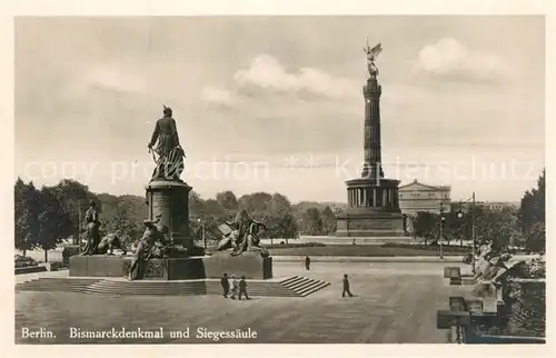 AK / Ansichtskarte Berlin Bismarckdenkmal Siegessaeule Kroll Oper Berlin