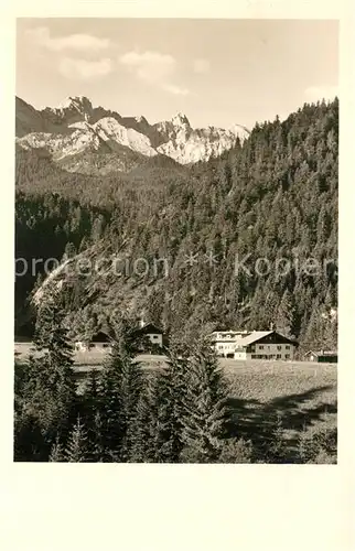 AK / Ansichtskarte Elmau Dreitorspitze Elmau