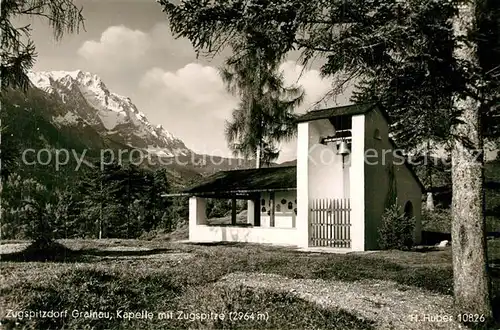 AK / Ansichtskarte Grainau Kirche Zugspitze Grainau