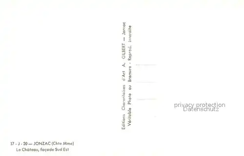 AK / Ansichtskarte Jonzac Chateau Jonzac