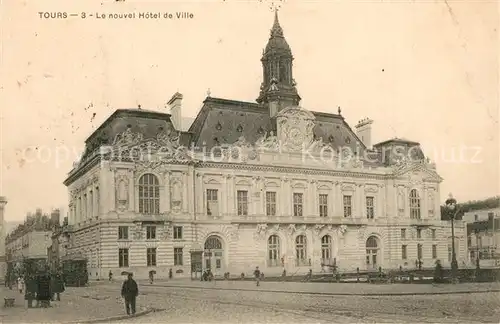 AK / Ansichtskarte Tours_Indre et Loire Hotel de Ville Tours Indre et Loire