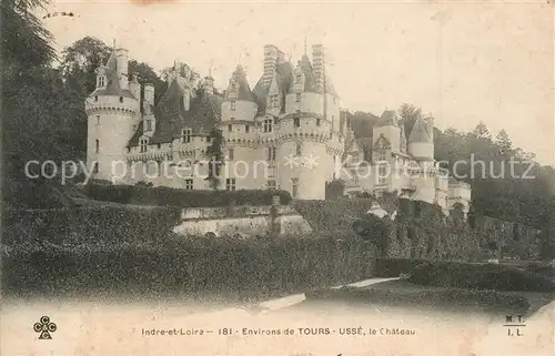 AK / Ansichtskarte Tours_Indre et Loire Usse Chateau Tours Indre et Loire