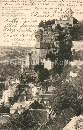 AK / Ansichtskarte Rocamadour Panorama Rocamadour