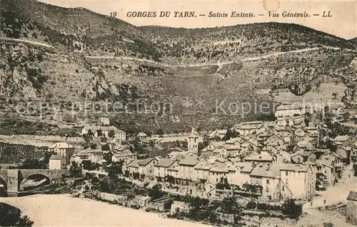 AK / Ansichtskarte Sainte Enimie Panorama Sainte Enimie