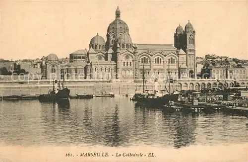 AK / Ansichtskarte Marseille_Bouches du Rhone Cathedrale Marseille