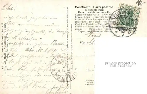 AK / Ansichtskarte Halensee_Berlin Restaurant Terrassen Halensee_Berlin