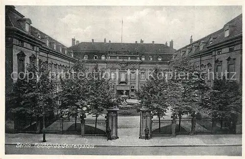 AK / Ansichtskarte Berlin Reichspraesidentenpalais Berlin