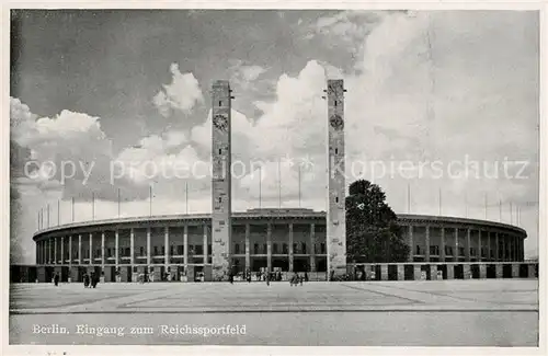 AK / Ansichtskarte Berlin Olympiastadion Reichssportfeld Berlin