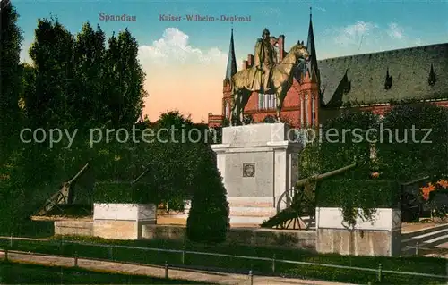 AK / Ansichtskarte Spandau Kaiser Wilhelm Denkmal Spandau