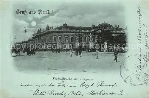 AK / Ansichtskarte Berlin Schlossbruecke Zeughaus Berlin