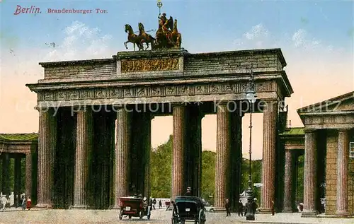 AK / Ansichtskarte Berlin Brandenburger Tor Berlin