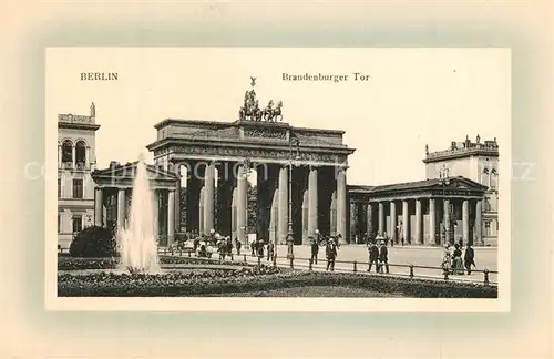 AK / Ansichtskarte Berlin Brandenburger Tor Pariser Platz Berlin