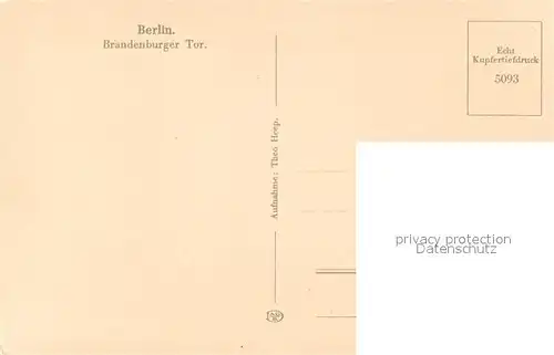 AK / Ansichtskarte Berlin Brandenburger Tor Pariser Platz Strassenverkehr Berlin