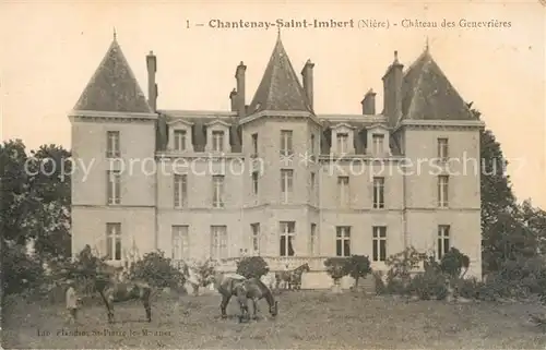 AK / Ansichtskarte Chantenay Saint Imbert Chateau des Genevrieres Chantenay Saint Imbert