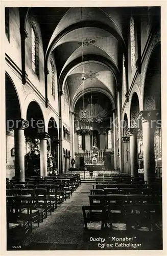 AK / Ansichtskarte Ouchy Monabri Eglise Catholique Ouchy