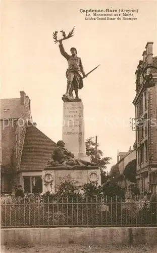 AK / Ansichtskarte Capdenac Gare Monument aux Morts Capdenac Gare