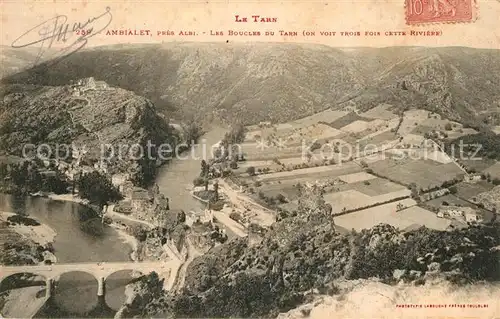 AK / Ansichtskarte Ambialet Les Bloucles du Tarn Ambialet