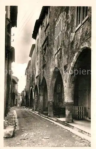 AK / Ansichtskarte Grimaud Rue des Juifs les Arcades Grimaud