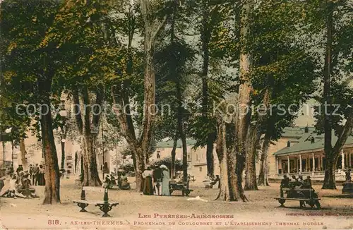 AK / Ansichtskarte Ax les Thermes Promenade Etablissement Thermal  Ax les Thermes