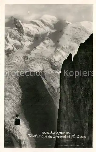 AK / Ansichtskarte Chamonix Teleferique du Breventet Mont Blanc Chamonix