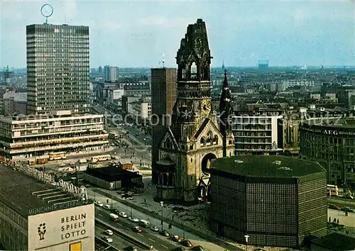 AK / Ansichtskarte Berlin Europa Center Kaiser Wilhelm Gedaechtniskirche Berlin