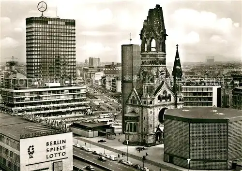 AK / Ansichtskarte Berlin Europa Center Kaiser Wilhelm Gedaechniskirche Berlin