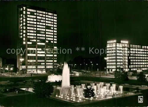 AK / Ansichtskarte Berlin Ernst Reuter Platz Nachtaufnahme Berlin