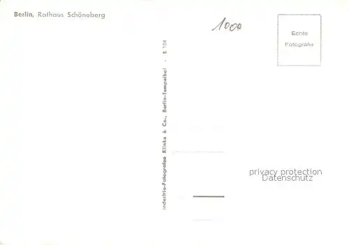AK / Ansichtskarte Berlin Rathaus Schoeneberg Berlin