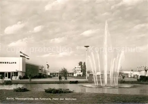 AK / Ansichtskarte Berlin Messegelaende Platz der Nationen Berlin
