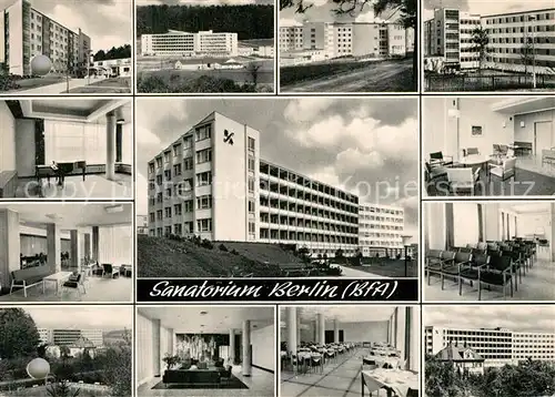 AK / Ansichtskarte Driburg_Bad Sanatorium Berlin BfA Driburg_Bad
