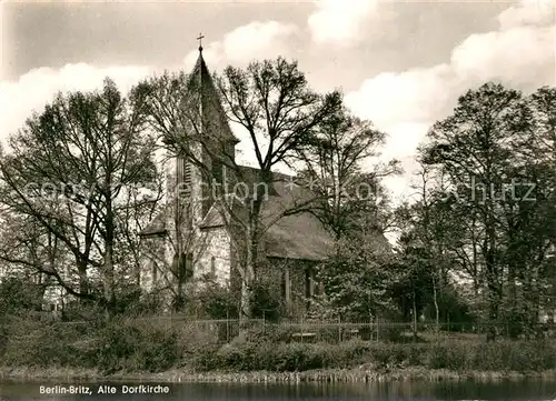 AK / Ansichtskarte Britz_Berlin Dorfkirche Britz Berlin