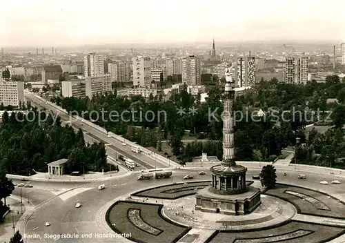 AK / Ansichtskarte Berlin Siegessaeule Hansaviertel Berlin