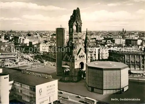 AK / Ansichtskarte Berlin Gedaechtniskirche Berlin